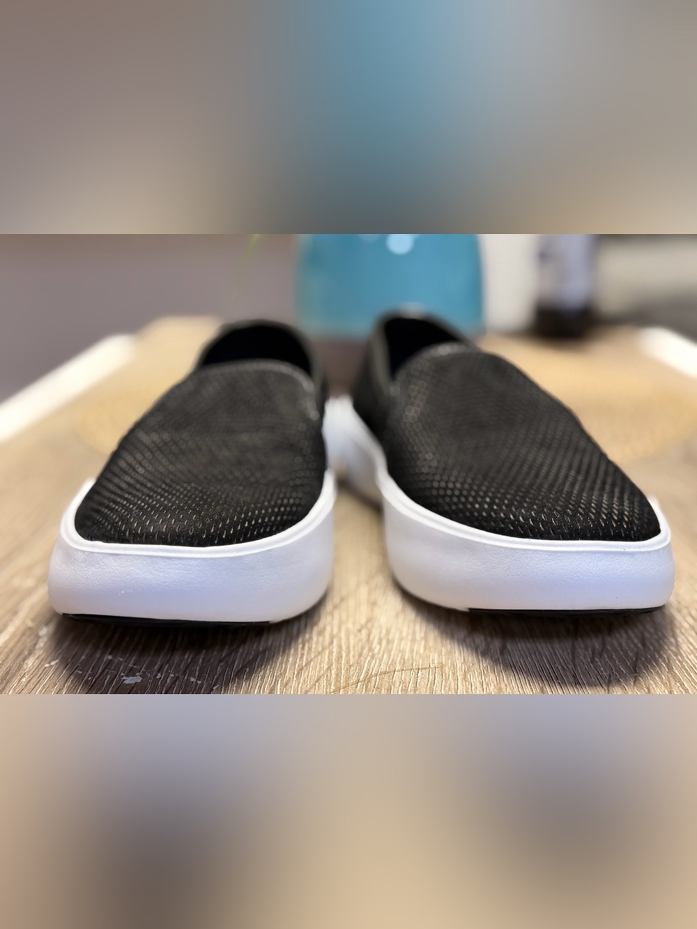 Cole Haan Grand Crosscourt Slip On Sneakers Black Perforated NIB No Box Size 5.5 - Picture 7 of 11